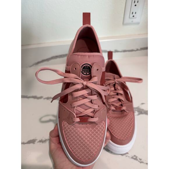 Nike Women's Court Vision Alta Casual Sneakers Size 9.5 Rust Pink - Worn Once - Picture 9 of 10